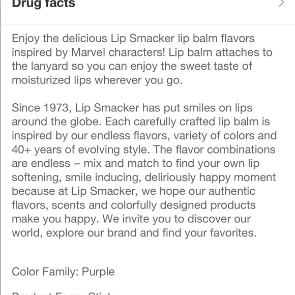 LIP SMACKERS LIMITED EDITION MARVEL LIP BALM NWT - Picture 14 of 14